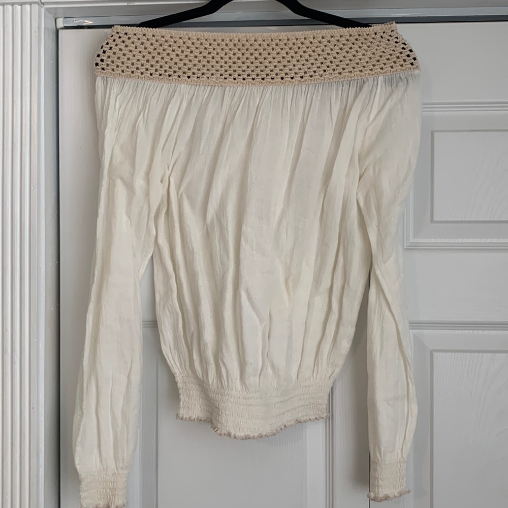 Off the shoulder Elan top